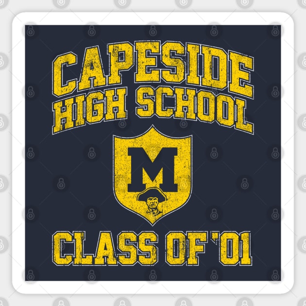 Capeside High School Class of 01 (Dawson's Creek) Sticker by huckblade